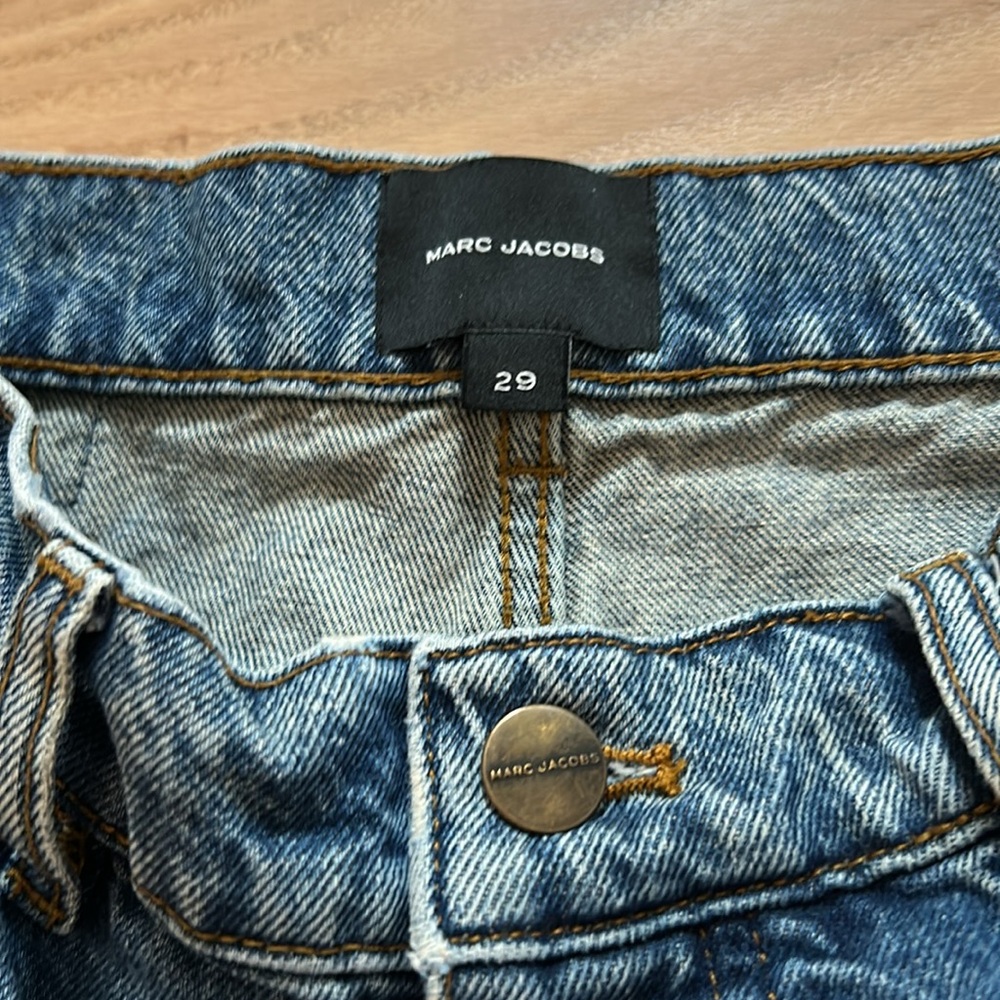 Marc Jacobs Women's Boyfriend Jeans - Blue Denim - Picture 2 of 8